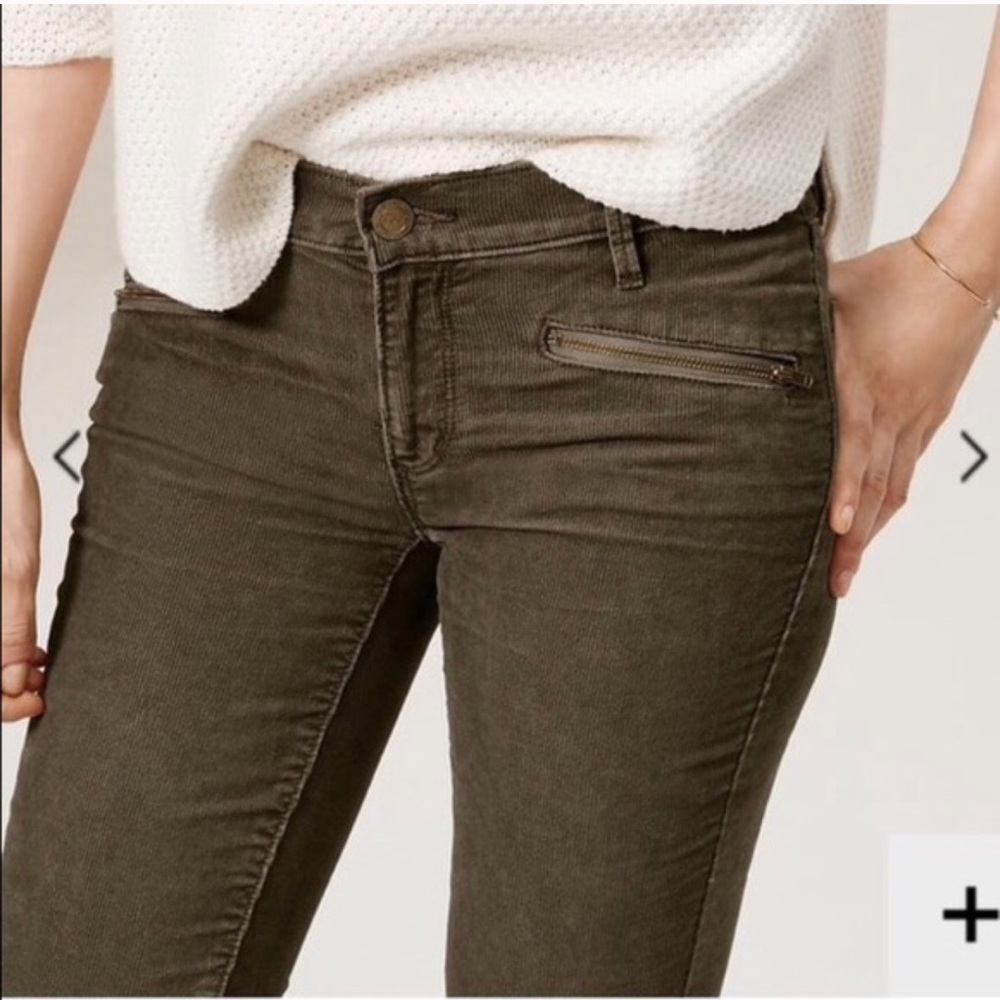 Ann Taylor LOFT Petite Cropped Cords, Sz 24P